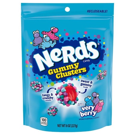Nerds GUMMY CLUSTERS BERRY 8OZ 6055